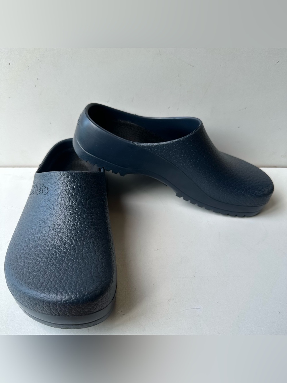 Birkenstock Super Birki Clogs Navy Blue Size EU 39 US Women’s 8 Made Germany
